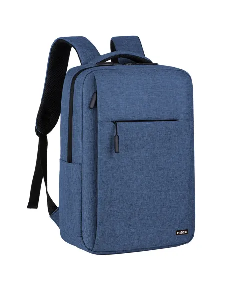Nilox Mochila Professional Para Portátil De Hasta 15.6" - Azul