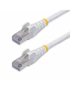 StarTech.com Cable de Red Ethernet CAT8 Blanco de 12m - Snagless - sin Pestillo - 25G 40G - 2000MHz - PoE++ 100W - 26AWG -