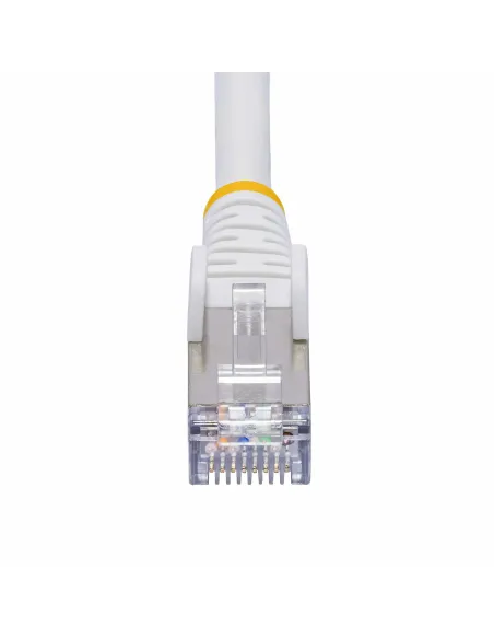 StarTech.com Cable de Red Ethernet CAT8 Blanco de 12m - Snagless - sin Pestillo - 25G 40G - 2000MHz - PoE++ 100W - 26AWG -