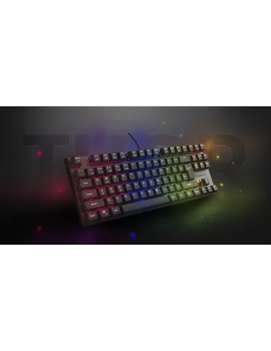 GENESIS Thor 303 TKL teclado Juego USB QWERTY Español Negro