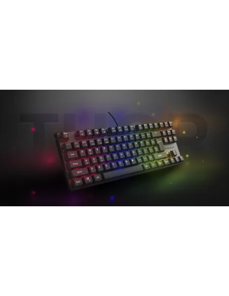 GENESIS Thor 303 TKL teclado Juego USB QWERTY Español Negro