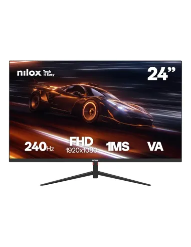 Nilox MONITOR 24 GAMING FHD 240HZ pantalla para PC 61 cm (24") 1920 x 1080 Pixeles Full HD LCD Negro