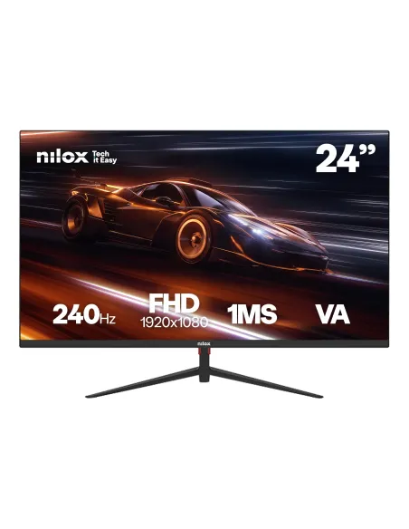 Nilox MONITOR 24 GAMING FHD 240HZ pantalla para PC 61 cm (24") 1920 x 1080 Pixeles Full HD LCD Negro