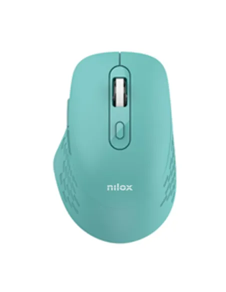Nilox RATON DUAL WIRELESS 1600 DPI VERDE ratón Oficina Bluetooth + USB Type-A Óptico