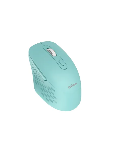Nilox RATON DUAL WIRELESS 1600 DPI VERDE ratón Oficina Bluetooth + USB Type-A Óptico