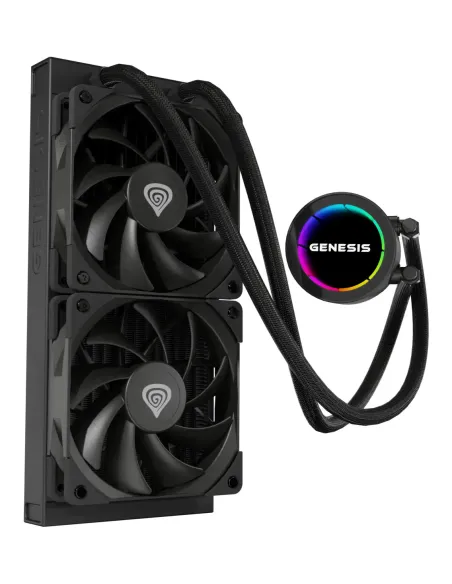 GENESIS NLG-2318 sistema de refrigeración para ordenador Procesador Sistema de refrigeración líquida todo en uno Negro