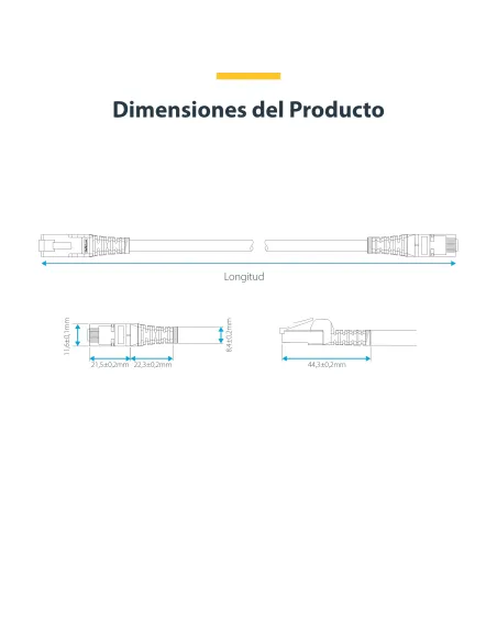 StarTech.com Cable de Red Ethernet CAT8 Azul de 2m - Snagless - sin Pestillo - 25G 40G - 2000MHz - PoE++ de 100W - 26AWG -
