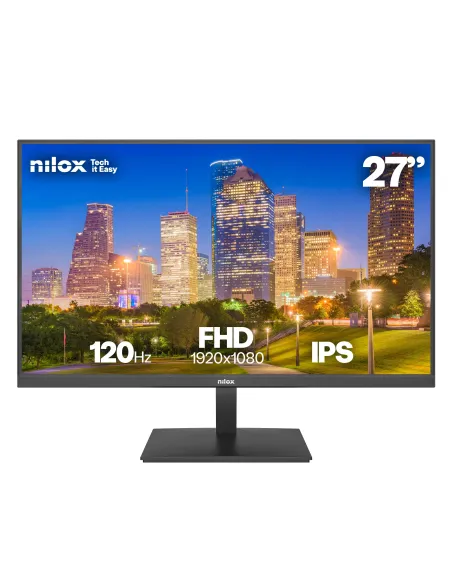 Nilox MONITOR 27 IPS 120 HZ HDMI Y DP pantalla para PC 68,6 cm (27") 1920 x 1080 Pixeles Full HD LCD Negro