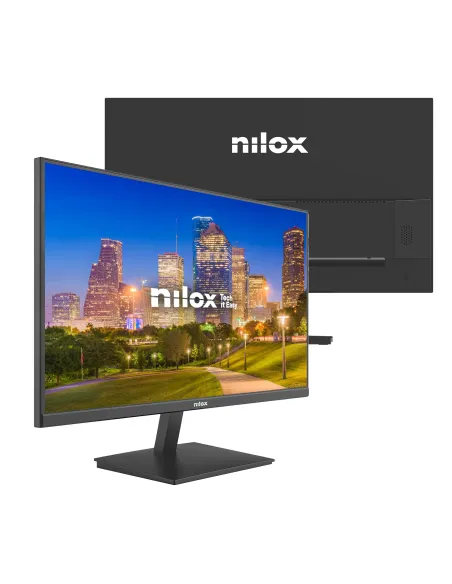 Nilox MONITOR 27 IPS 120 HZ HDMI Y DP pantalla para PC 68,6 cm (27") 1920 x 1080 Pixeles Full HD LCD Negro