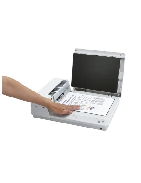 Ricoh SP-1425 Escáner plano y alimentador automático de documentos (ADF, Automatic Document Feeder) 600 x 600 DPI A4 Blanco