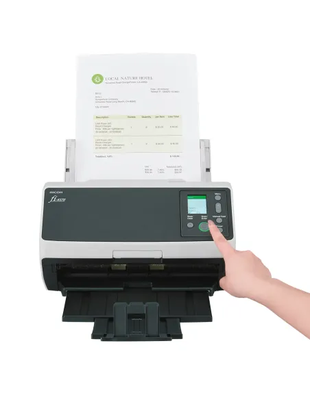 Ricoh fi-8170 Alimentador automático de documentos (ADF) + escáner de alimentación manual 600 x 600 DPI A4 Negro, Gris