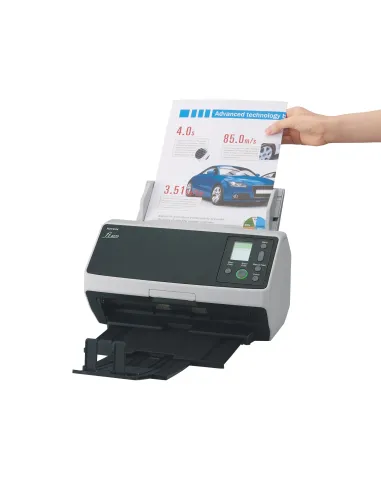 Ricoh fi-8170 Alimentador automático de documentos (ADF) + escáner de alimentación manual 600 x 600 DPI A4 Negro, Gris