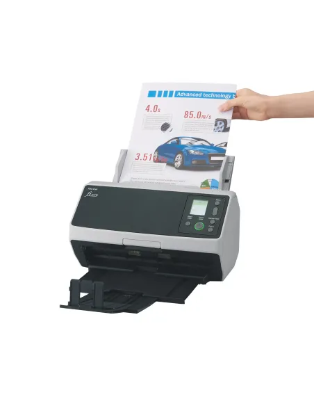 Ricoh fi-8170 Alimentador automático de documentos (ADF) + escáner de alimentación manual 600 x 600 DPI A4 Negro, Gris
