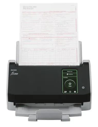 Ricoh fi-8040 Alimentador automático de documentos (ADF) + escáner de alimentación manual 600 x 600 DPI A4 Negro, Gris