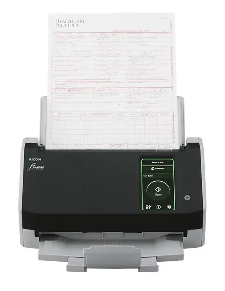 Ricoh fi-8040 Alimentador automático de documentos (ADF) + escáner de alimentación manual 600 x 600 DPI A4 Negro, Gris