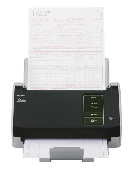 Ricoh fi-8040 Alimentador automático de documentos (ADF) + escáner de alimentación manual 600 x 600 DPI A4 Negro, Gris