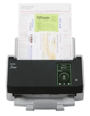 Ricoh fi-8040 Alimentador automático de documentos (ADF) + escáner de alimentación manual 600 x 600 DPI A4 Negro, Gris