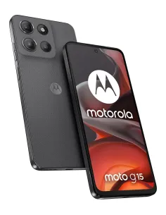Motorola moto g15 17,1 cm (6.72") SIM doble Android 15 4G USB Tipo C 8 GB 512 GB 5200 mAh Gris
