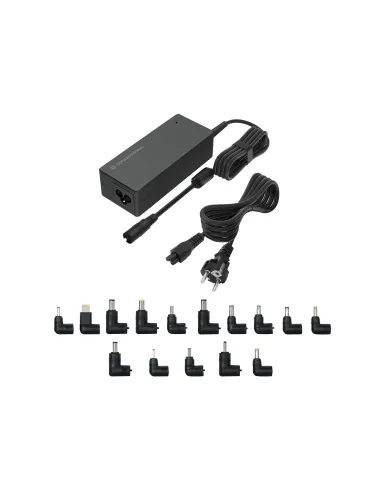 Conceptronic OZUL08B15 adaptador e inversor de corriente Interior 90 W Negro
