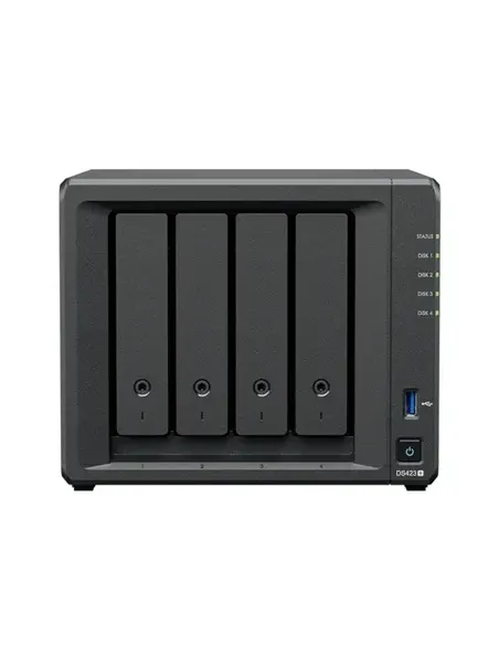 Servidor nas synology ds423+ 2gb 4 bahias raid ethernet gigabit