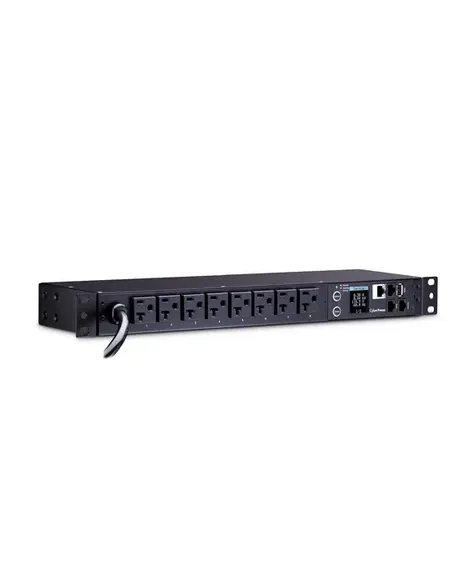 CyberPower PDU31406 unidad de distribución de energía (PDU) 8 salidas AC 1U Negro