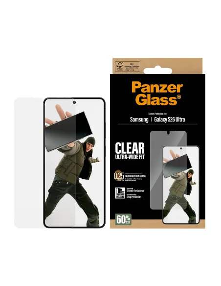 PanzerGlass ® Screen Protector Samsung Galaxy S26 Ultra | Ultra-Wide Fit w. EasyAligner Protector de pantalla 1 pieza(s)