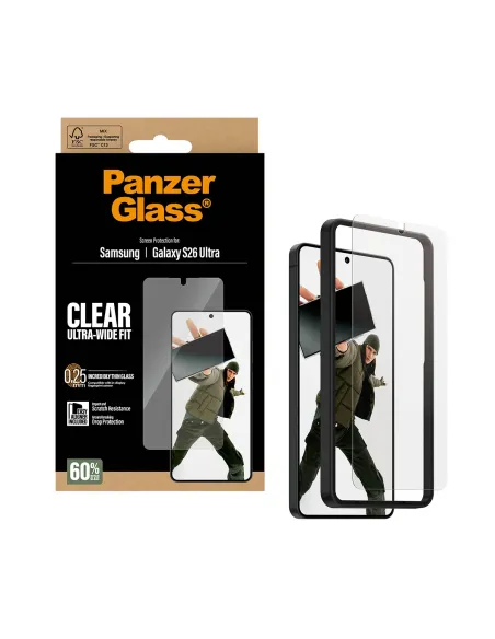 PanzerGlass ® Screen Protector Samsung Galaxy S26 Ultra | Ultra-Wide Fit w. EasyAligner Protector de pantalla 1 pieza(s)
