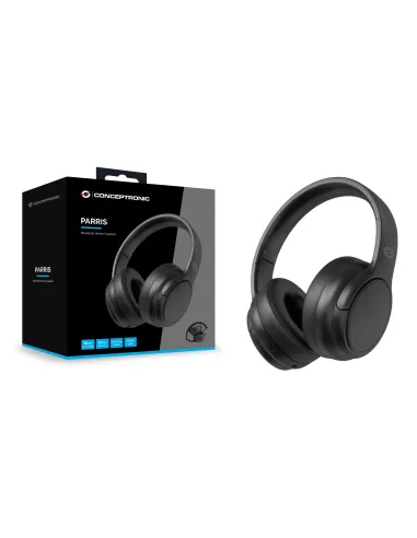 Conceptronic PARRIS03B auricular y casco Auriculares Inalámbrico y alámbrico Diadema Llamadas Música Bluetooth Negro