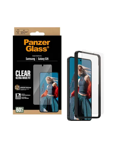 PanzerGlass ® Screen Protector Samsung Galaxy S26 | Ultra-Wide Fit w. EasyAligner Protector de pantalla 1 pieza(s)