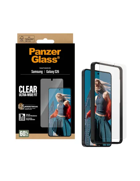 PanzerGlass ® Screen Protector Samsung Galaxy S26 | Ultra-Wide Fit w. EasyAligner Protector de pantalla 1 pieza(s)