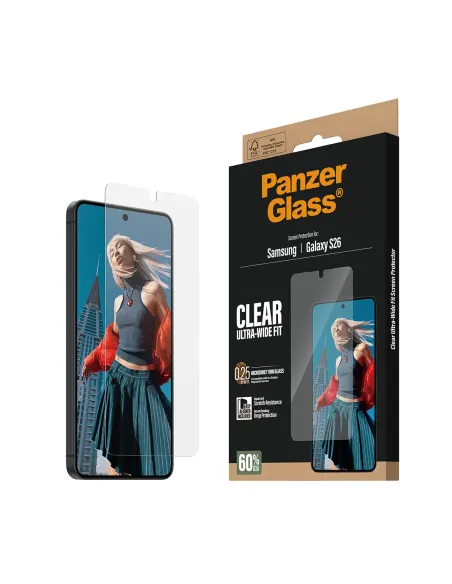 PanzerGlass ® Screen Protector Samsung Galaxy S26 | Ultra-Wide Fit w. EasyAligner Protector de pantalla 1 pieza(s)