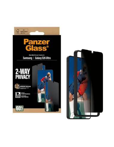PanzerGlass ® 2-Way Privacy Screen Protector Samsung Galaxy S26 Ultra | Ultra-Wide Fit w. EasyAligner Protector de pantalla 1