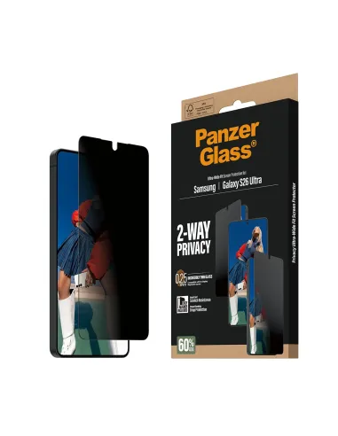 PanzerGlass ® 2-Way Privacy Screen Protector Samsung Galaxy S26 Ultra | Ultra-Wide Fit w. EasyAligner Protector de pantalla 1