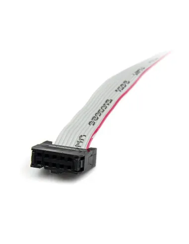 StarTech.com Adaptador de 0.4m Header Cabezal Bracket Serie Serial DB9 RS232 a IDC 10 Pines Placa Base Perfil Bajo