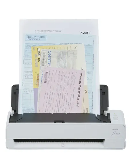 Ricoh fi-800R Alimentador automático de documentos (ADF) + escáner de alimentación manual 600 x 600 DPI A4 Negro, Blanco