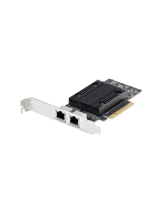 StarTech.com Tarjeta de Red Ethernet PCIe de 2 Puertos RJ45 de 10Gb - Adaptador de Red Ethernet de RJ45 Doble 10GBase-T -