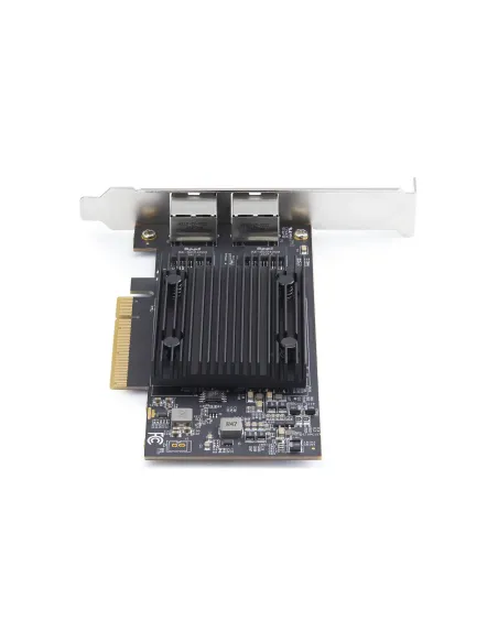 StarTech.com Tarjeta de Red Ethernet PCIe de 2 Puertos RJ45 de 10Gb - Adaptador de Red Ethernet de RJ45 Doble 10GBase-T -