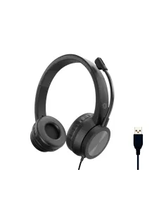 Conceptronic POLONA05B auricular y casco Auriculares Alámbrico Diadema Business Everyday USB tipo A Negro