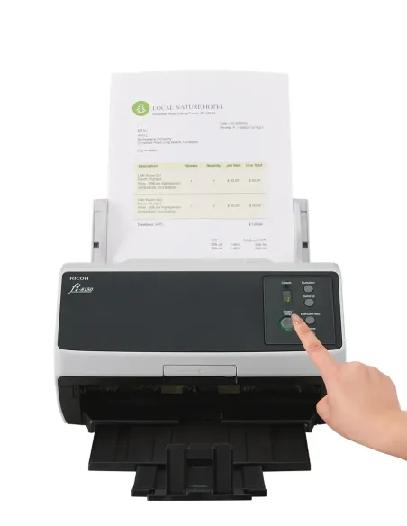 Ricoh FI-8150 Alimentador automático de documentos (ADF) + escáner de alimentación manual 600 x 600 DPI A4 Negro, Gris