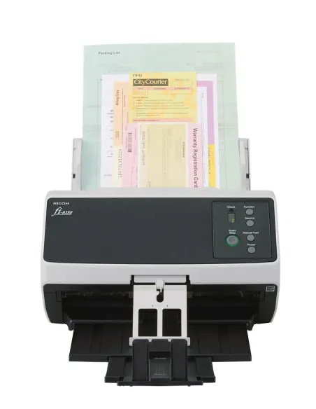 Ricoh FI-8150 Alimentador automático de documentos (ADF) + escáner de alimentación manual 600 x 600 DPI A4 Negro, Gris