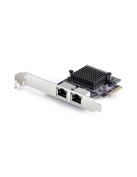 StarTech.com Tarjeta de Red Ethernet PCI Express de 2 Puertos Gigabit 5G - Tarjeta Adaptador Ethernet PCI-E Chipset RTL8126 -