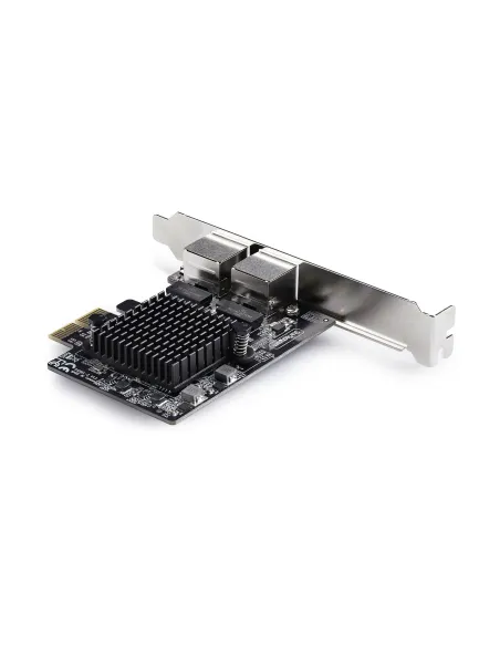 StarTech.com Tarjeta de Red Ethernet PCI Express de 2 Puertos Gigabit 5G - Tarjeta Adaptador Ethernet PCI-E Chipset RTL8126 -