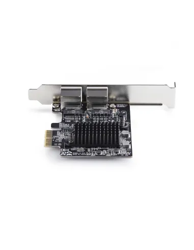StarTech.com Tarjeta de Red Ethernet PCI Express de 2 Puertos Gigabit 5G - Tarjeta Adaptador Ethernet PCI-E Chipset RTL8126 -