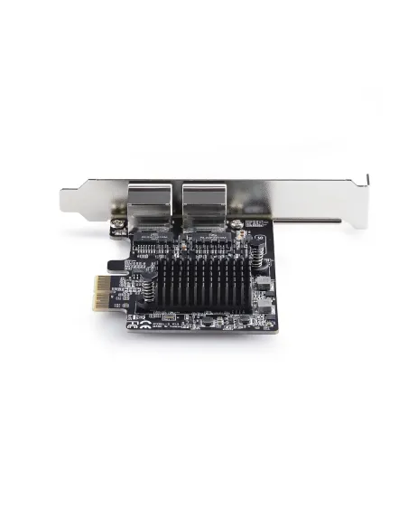 StarTech.com Tarjeta de Red Ethernet PCI Express de 2 Puertos Gigabit 5G - Tarjeta Adaptador Ethernet PCI-E Chipset RTL8126 -