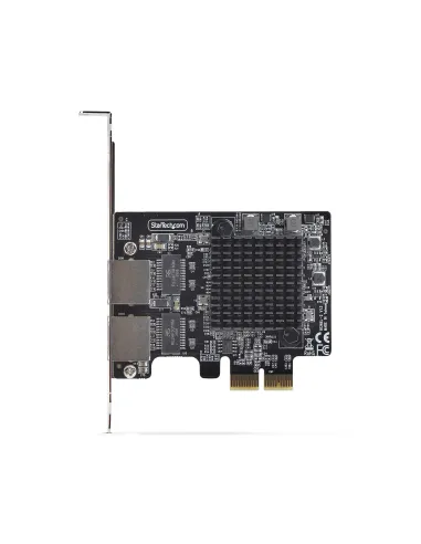 StarTech.com Tarjeta de Red Ethernet PCI Express de 2 Puertos Gigabit 5G - Tarjeta Adaptador Ethernet PCI-E Chipset RTL8126 -