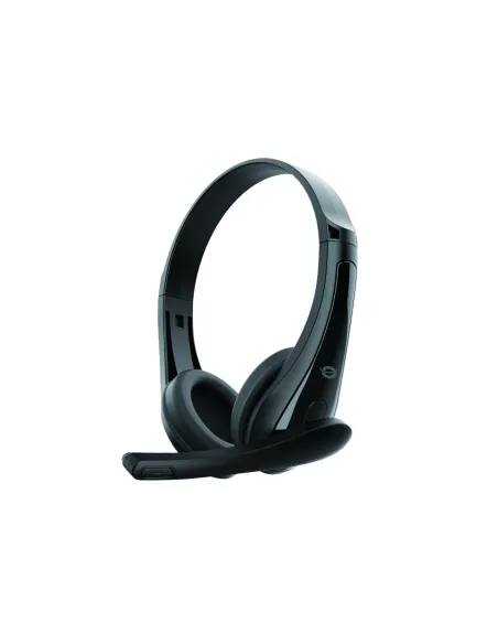 Conceptronic POLONA06B3T auricular y casco Auriculares Alámbrico Diadema Llamadas Música Negro