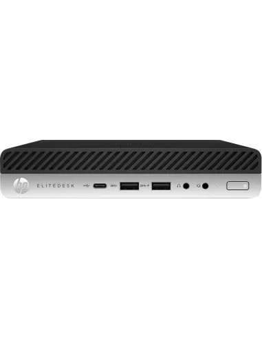 HP EliteDesk 800 G3 Refurbished Intel® Core™ i5 8 GB DDR4-SDRAM 256 GB SSD Windows 10 Pro Escritorio Mini PC Negro, Plata
