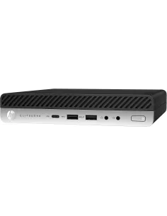 HP EliteDesk 800 G3 Refurbished Intel® Core™ i5 8 GB DDR4-SDRAM 256 GB SSD Windows 10 Pro Escritorio Mini PC Negro, Plata 2