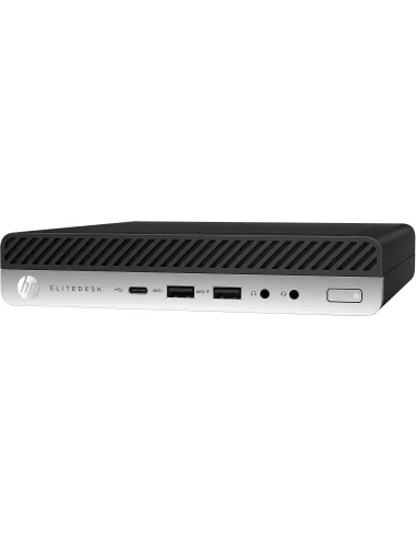HP EliteDesk 800 G3 Refurbished Intel® Core™ i5 8 GB DDR4-SDRAM 256 GB SSD Windows 10 Pro Escritorio Mini PC Negro, Plata