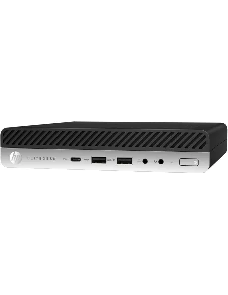 HP EliteDesk 800 G3 Refurbished Intel® Core™ i5 8 GB DDR4-SDRAM 256 GB SSD Windows 10 Pro Escritorio Mini PC Negro, Plata
